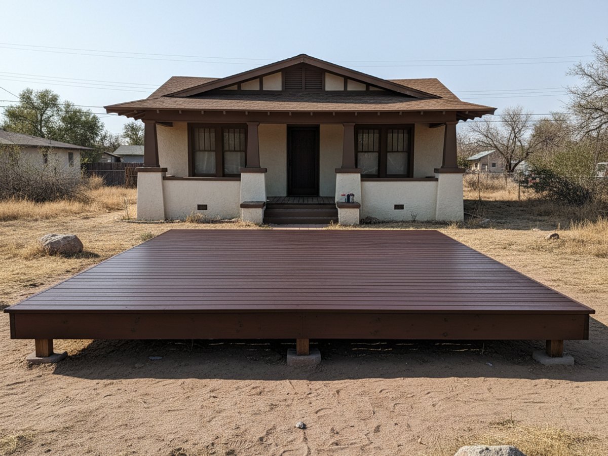 Custom Deck Design completed by Omega Deck Inc in Spring Valley, NV