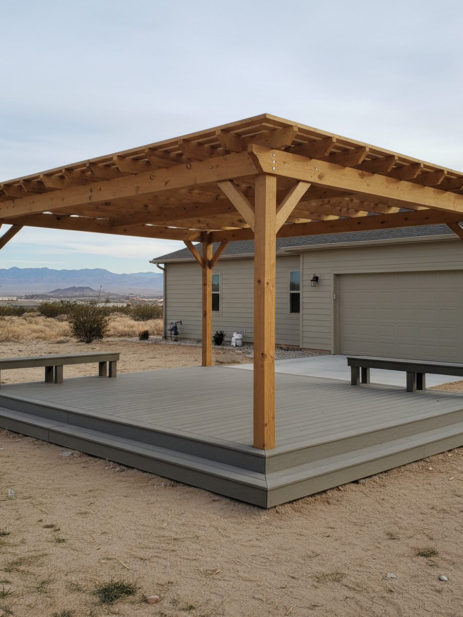 Deck Installation completed by Omega Deck Inc in Boulder City, NV