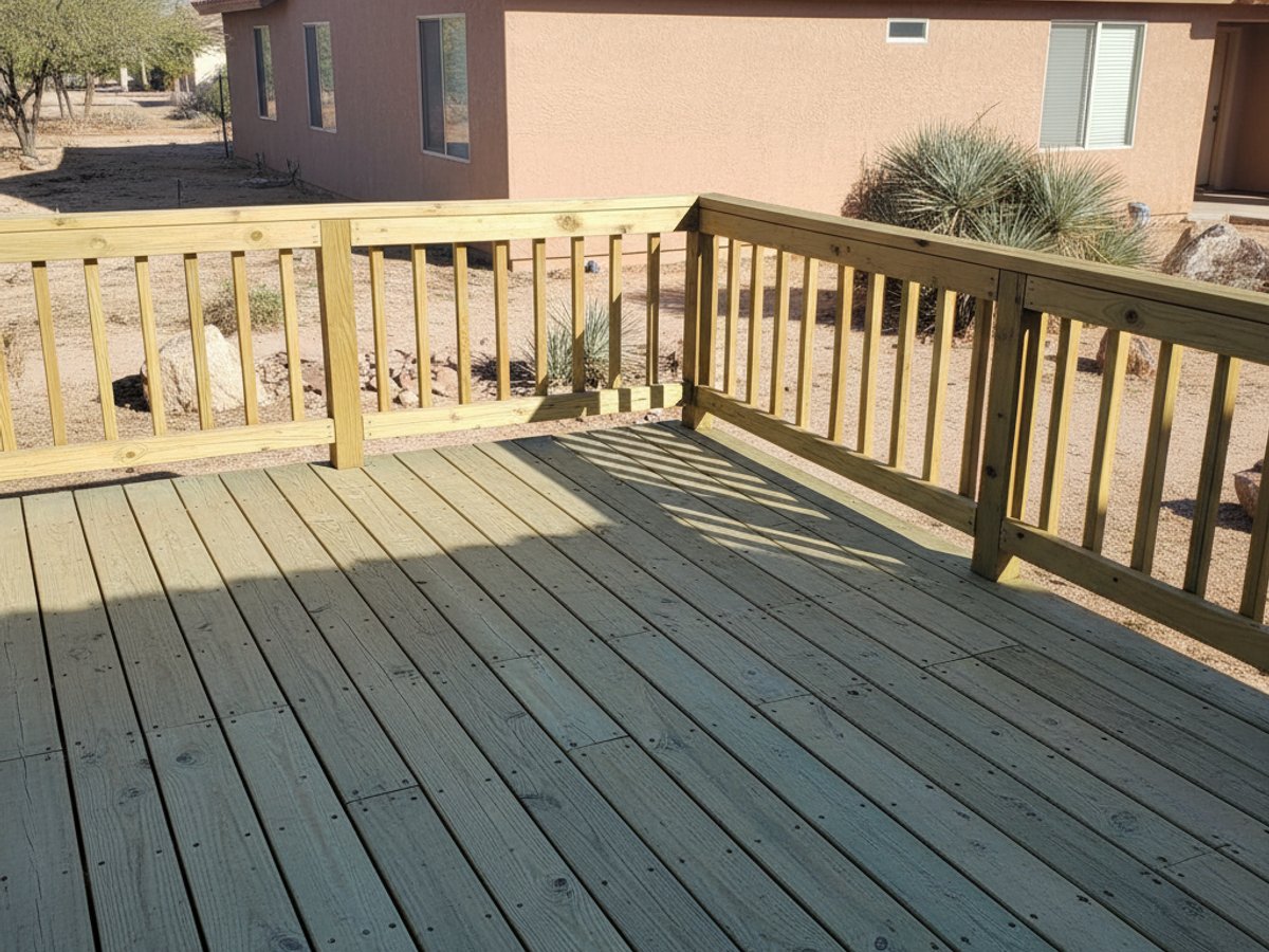 Composite Decking completed by Omega Deck Inc in Las Vegas, NV